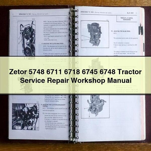 Zetor 5748 6711 6718 6745 6748 Tractor Service Repair Workshop Manual