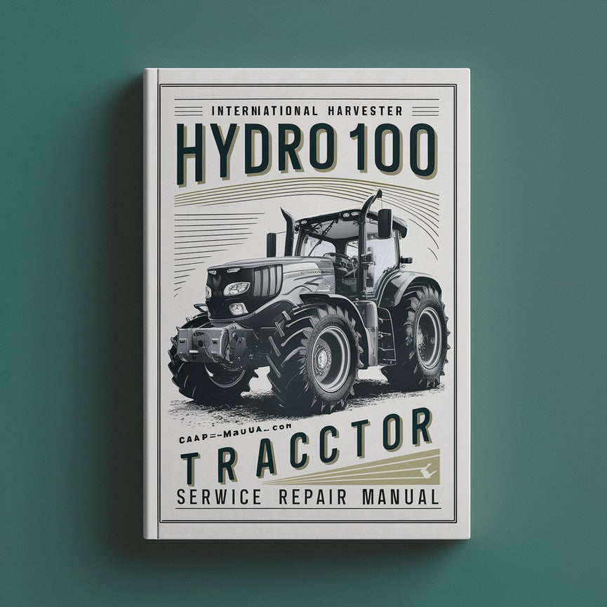 Manual de reparación del servicio del tractor International Harvester Hydro 100