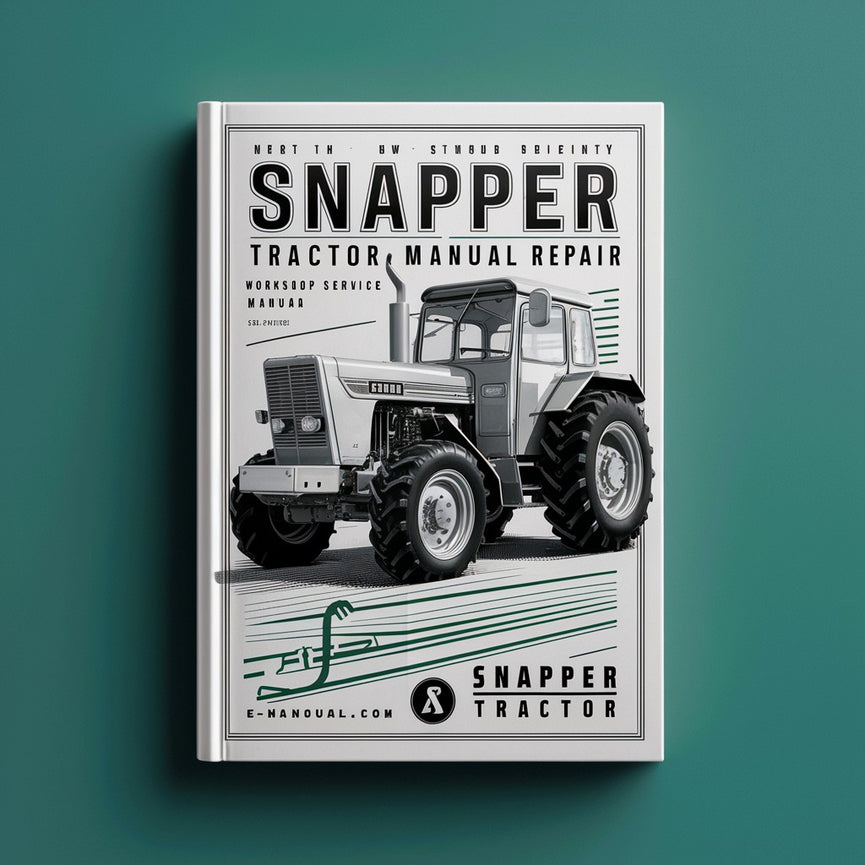 Manual de servicio de taller Snapper Tractor 1600 Descargar PDF