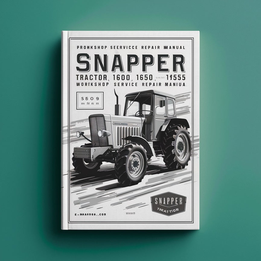 Snapper Tractor 1600 1650 1855 Workshop Service Repair Manual