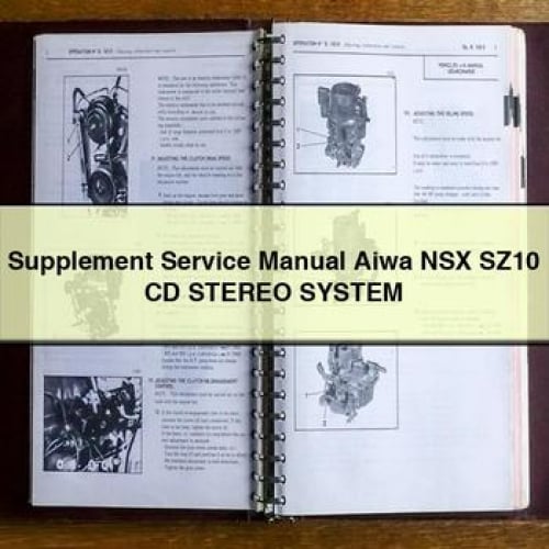 Supplement Service Manual Aiwa NSX SZ10 CD Stereo System PDF Download