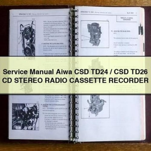 Service Manual Aiwa CSD TD24 / CSD TD26 CD Stereo RADIO CASSETTE RECORDER PDF Download