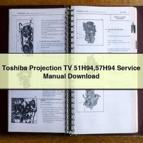 Toshiba Projection TV 51H94 57H94 Service Manual Download PDF