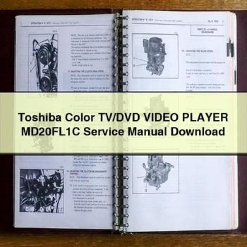 Toshiba Color TV/DVD Video Player MD20FL1C Service Manual Download PDF