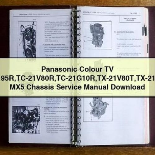 Panasonic Colour TV TC-2195R TC-21V80R TC-21G10R TX-21V80T TX-21G10T MX5 Chassis Service Manual Download PDF