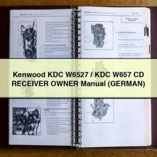 Kenwood KDC W6527 / KDC W657 CD Receiver Owner Manual (GERMAN) PDF Download