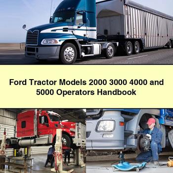 2000 Ford Tractor Models 3000 4000 5000 Operators Service Repair Workshop Manual
