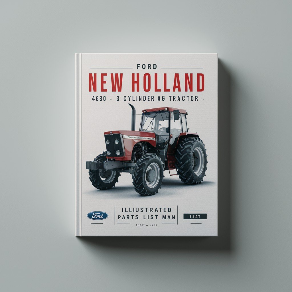 Ford New Holland 4630 3 CYLINDER AG Tractor ILLUSTRATED Parts List Manual
