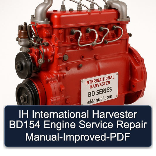 IH International Harvester BD154 Engine -improved Service Repair Workshop Manual