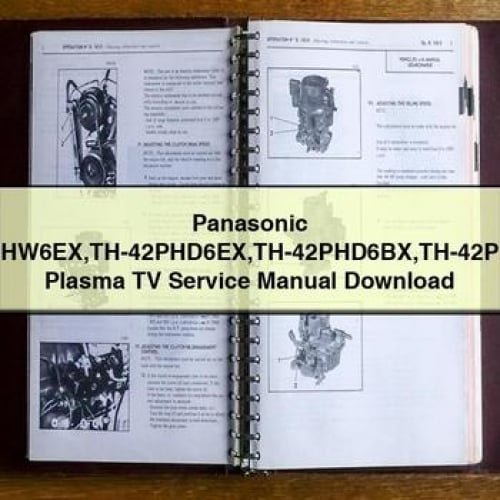 Panasonic TH-42PHW6EX TH-42PHD6EX TH-42PHD6BX TH-42PHD6UY Plasma TV Service Manual Download PDF