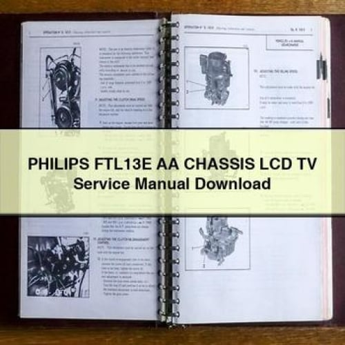 PHILIPS FTL13E AA CHASSIS LCD TV Service Manual Download PDF