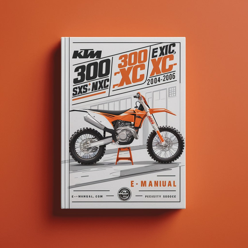 KTM 250 300 sx sxs mxc exc xc w xc-w 2004-2006 Manual Descargar PDF