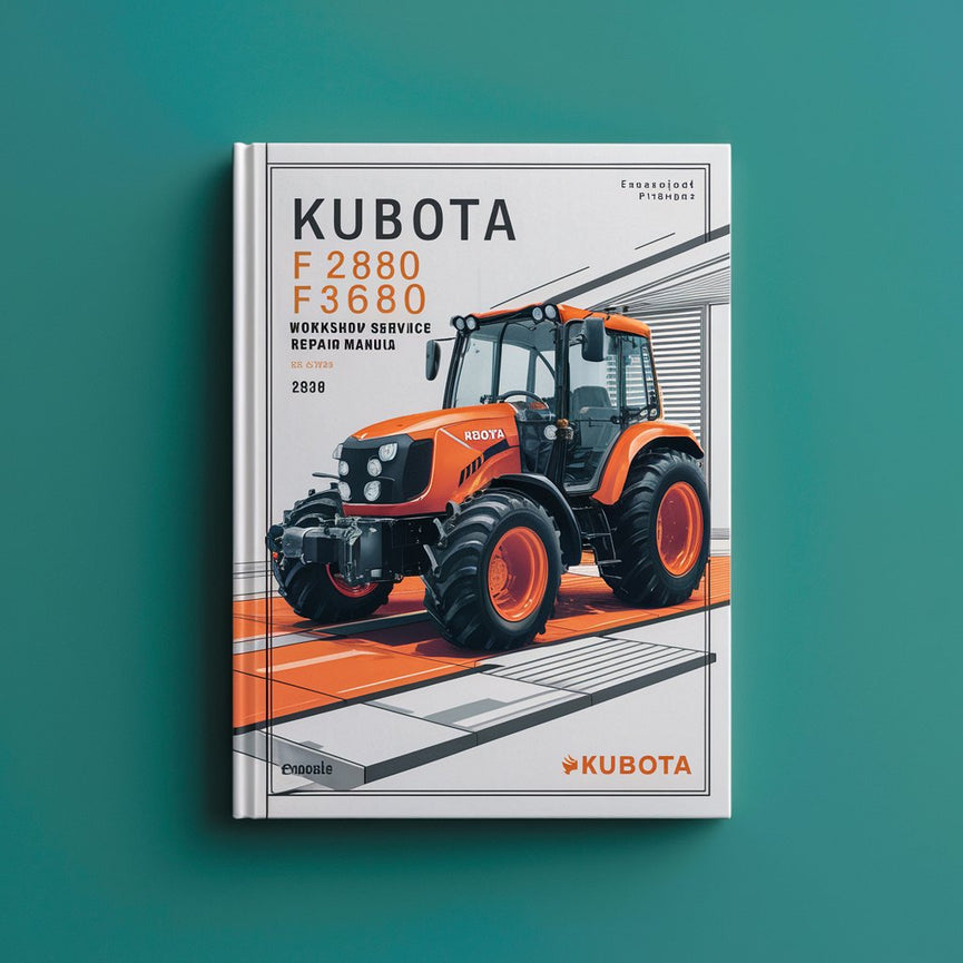 KUBOTA F2880 F3680 Manuel de réparation du service d'atelier PDF Télécharger