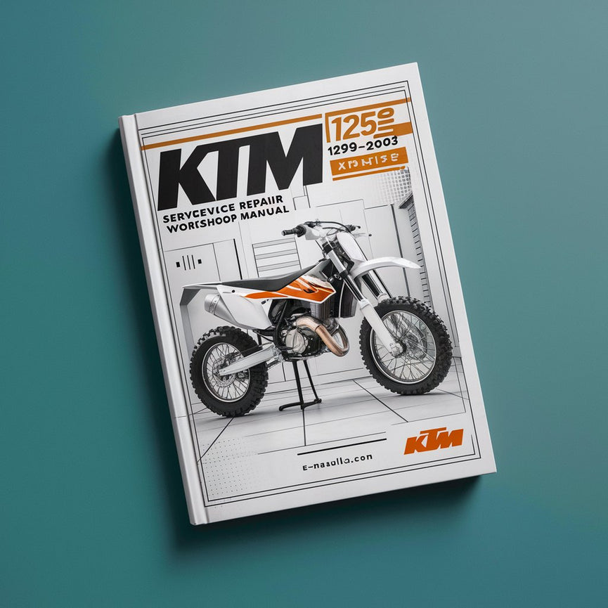 KTM 125 MXC 1999-2003 Manuel d'atelier de réparation de service PDF Télécharger