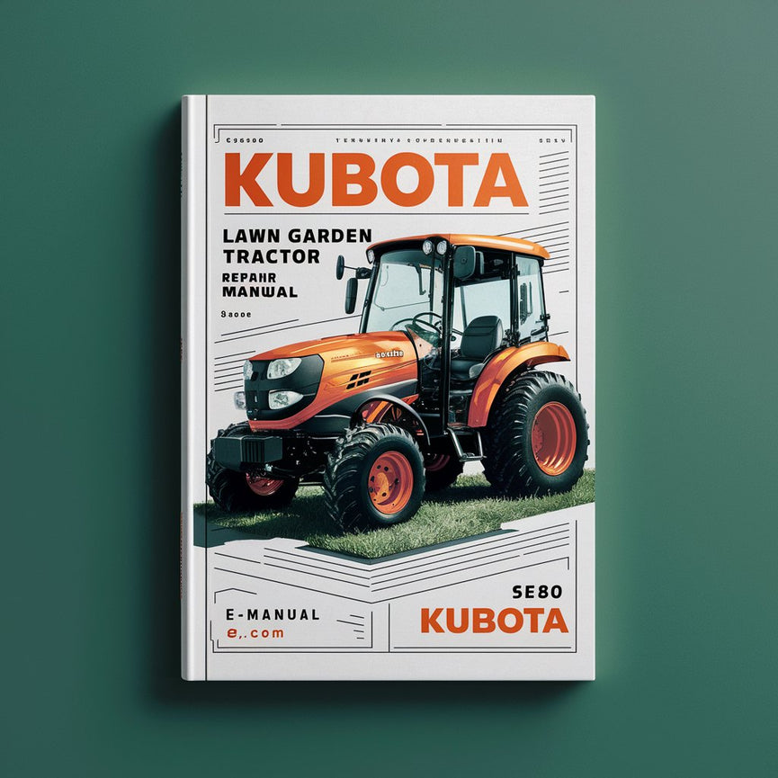 KUBOTA T2380 LAWN GARDEN Tractor Service Repair Manual