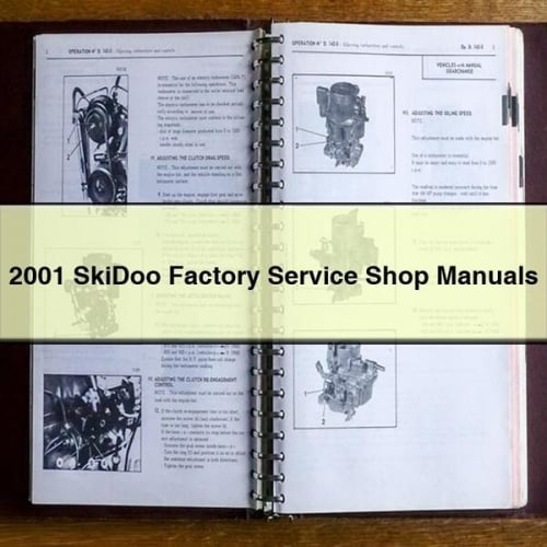 2001 SkiDoo Factory Service Shop Manuals Download PDF