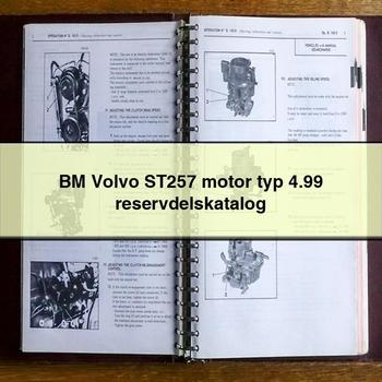 Motor BM Volvo ST257 tipo 4.99 reserva del catálogo