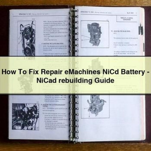 How To Fix Repair eMachines NiCd Battery - NiCad rebuilding Guide