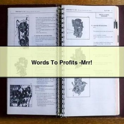 Words To Profits -Mrr