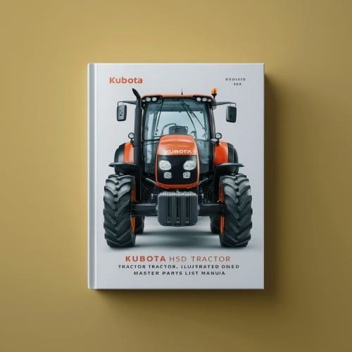 Kubota B7510HSD Tractor Illustrated Master Parts List Manuel PDF Télécharger