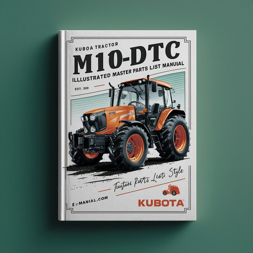 Manuel illustré de la liste principale des pièces du tracteur Kubota M110DTC Télécharger le PDF