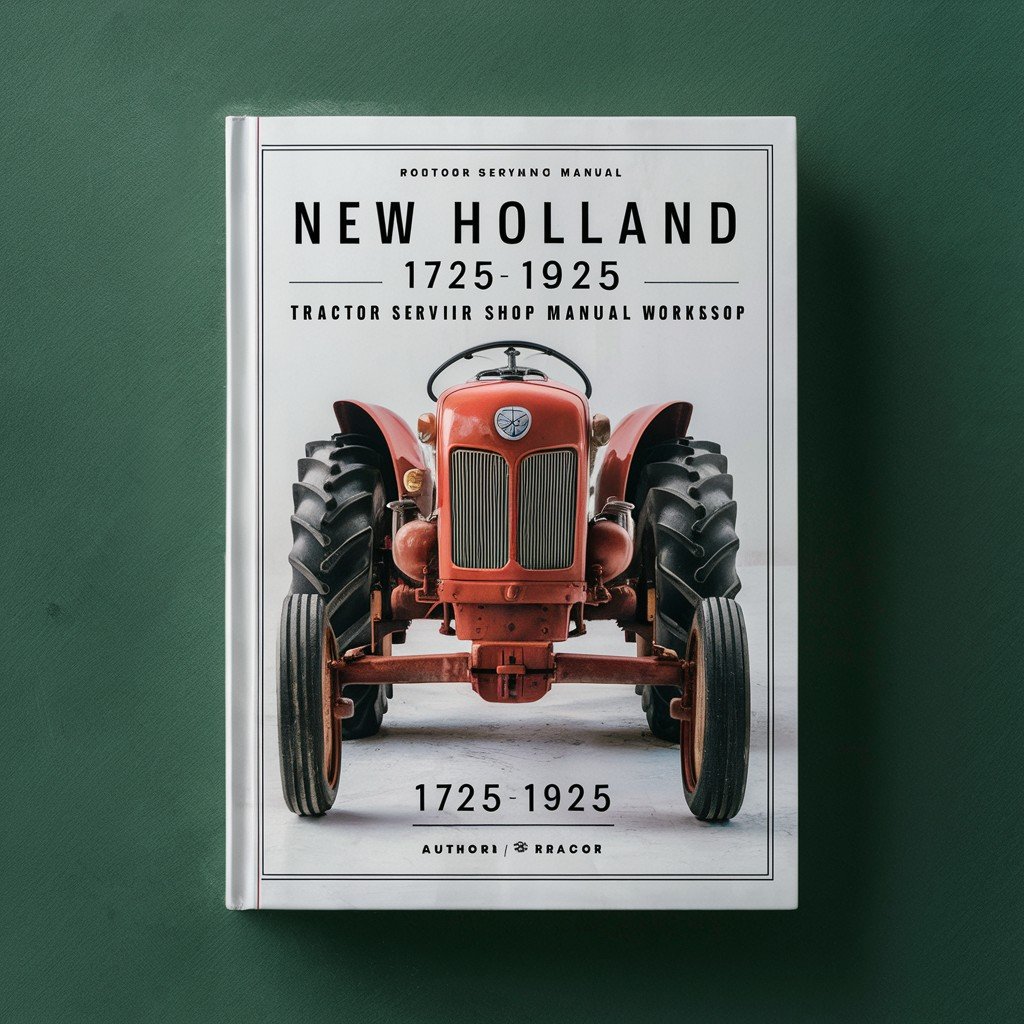 New Holland 1725 1925 Tractor Service Repair Shop Manual Workshop