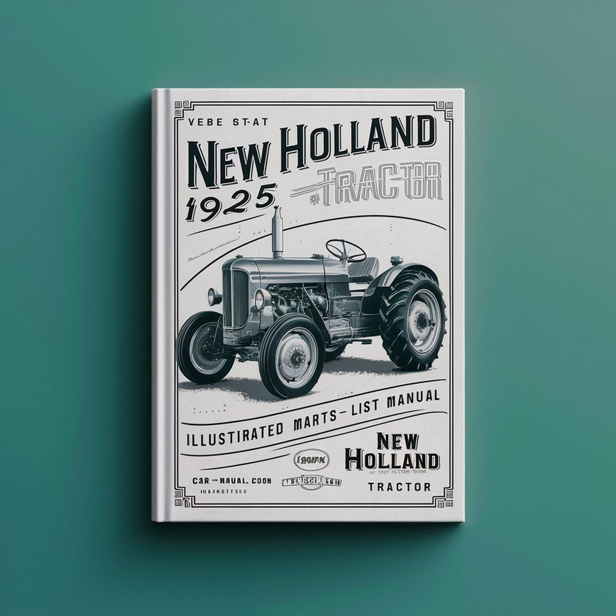 Manuel de liste des pièces principales illustrées du tracteur New Holland 1925