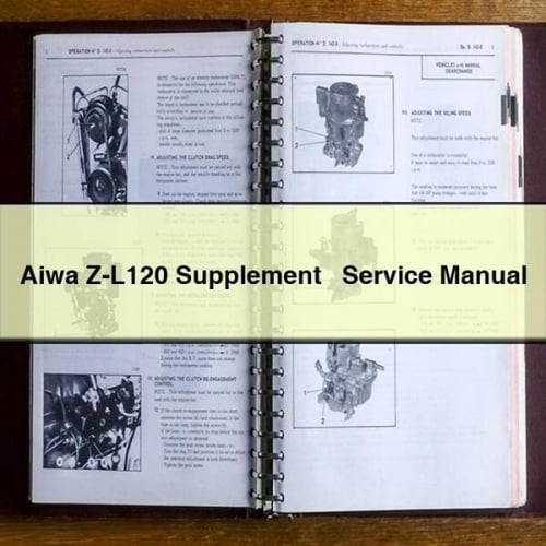 Aiwa Z-L120 Supplement + Service Manual PDF Download