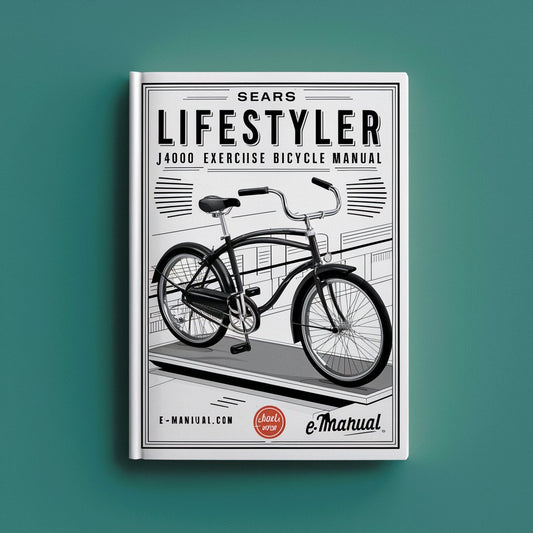SEARS Lifestyler JH4000 EXERCISE BICYCLE Manual