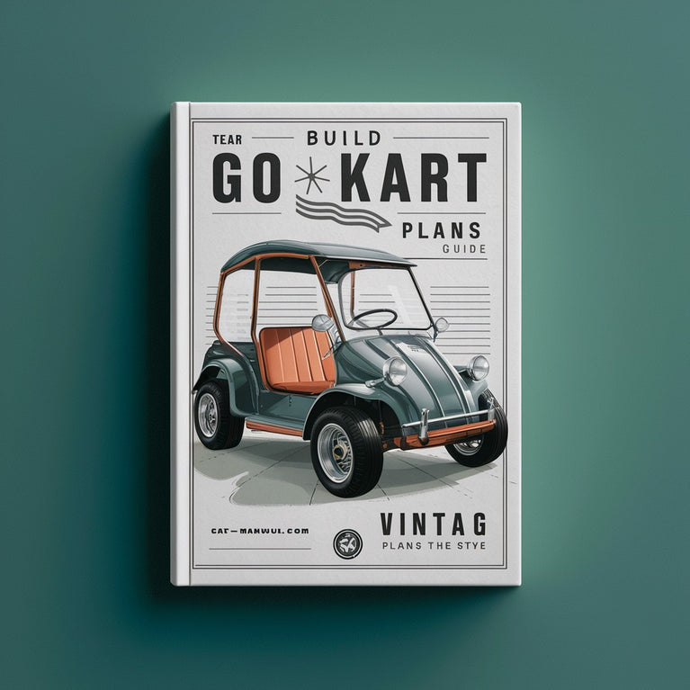 BUILD GO CART KART PlanS Guide VINTAGE