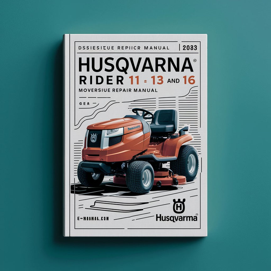 Husqvarna Rider 11 13 and 16 mower Service Repair Manual