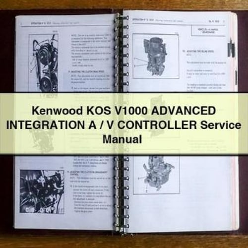 Kenwood KOS V1000 ADVANCED INTEGRATION A / V CONTROLLER Service Manual PDF Download