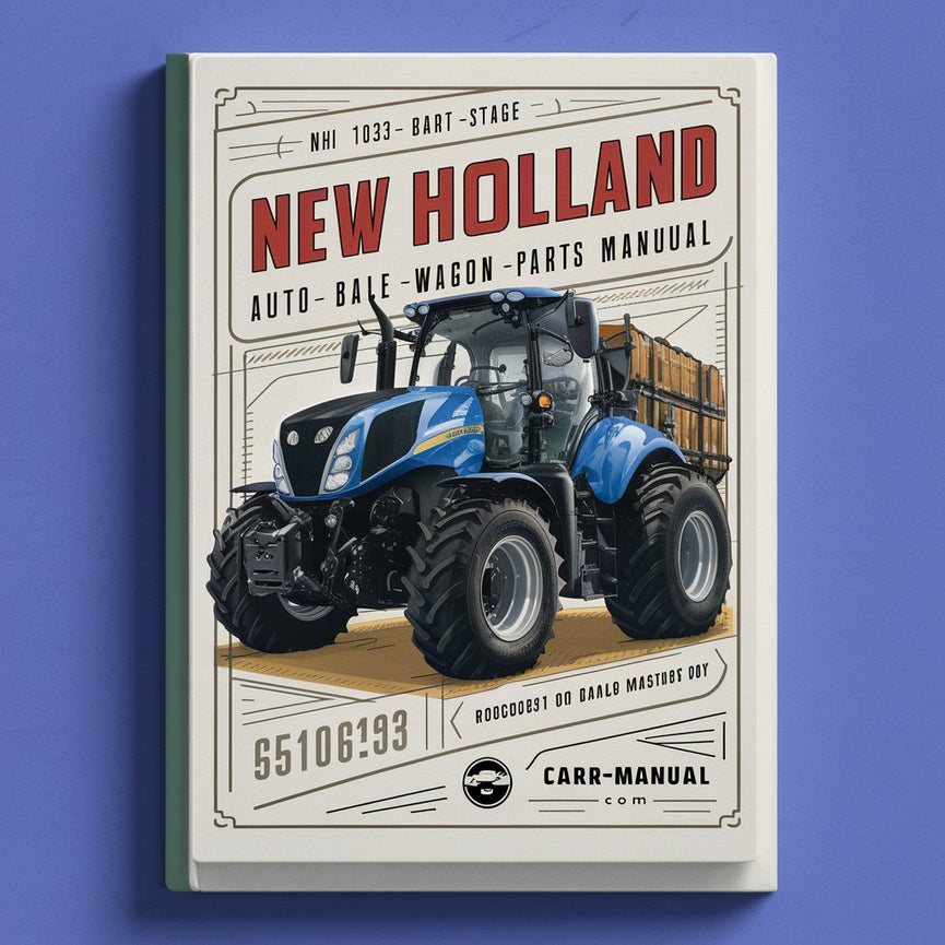 Ny Holland NH 1033 Auto BALE WAGON Delmanual 55103313NF