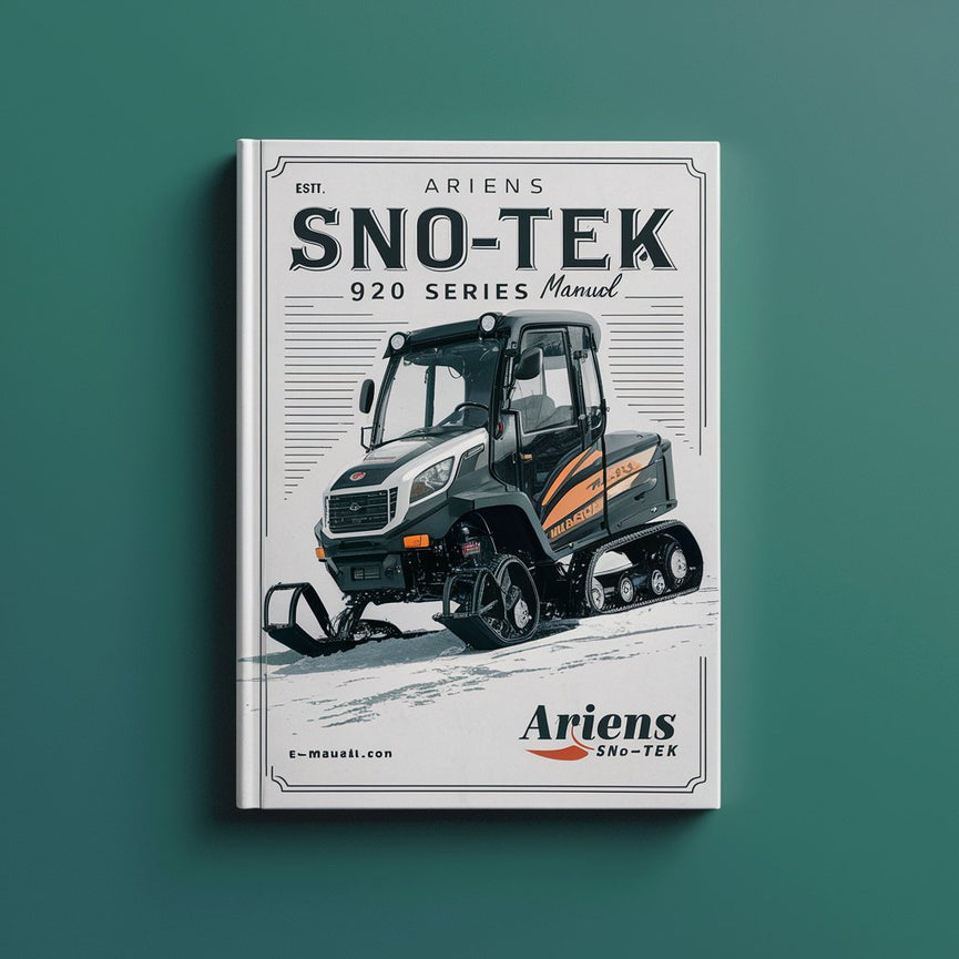 Ariens Sno-Tek 920 Series Owner's Manual