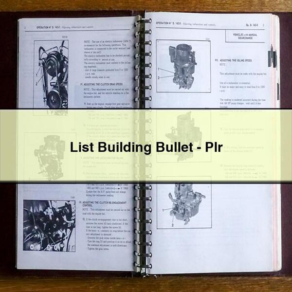 Création de liste Bullet-Plr