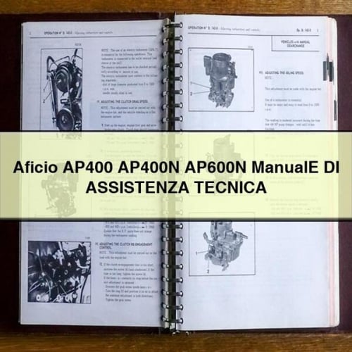 Aficio AP400 AP400N AP600N ManualE DI ASSISTENZA TECNICA PDF Download