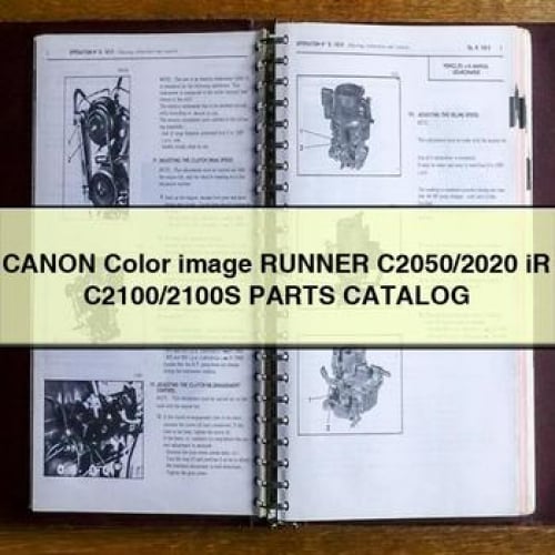 CANON Color image RUNNER C2050/2020 iR C2100/2100S Parts Catalog