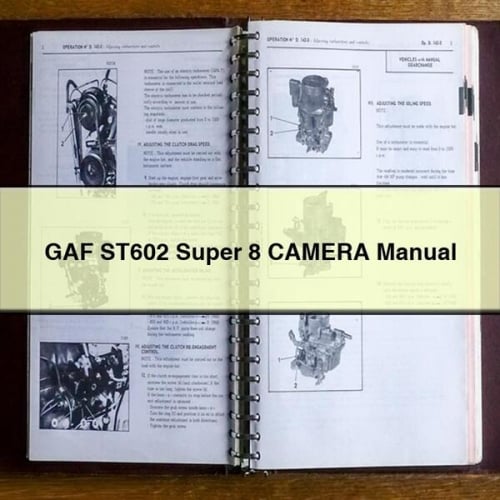 GAF ST602 Super 8 CAMERA Manual PDF Download