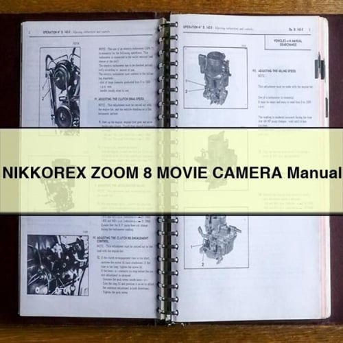 NIKKOREX ZOOM 8 MOVIE CAMERA Manual PDF Download