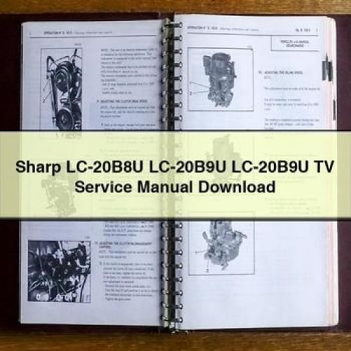 Sharp LC-20B8U LC-20B9U LC-20B9U TV Service Manual Download PDF