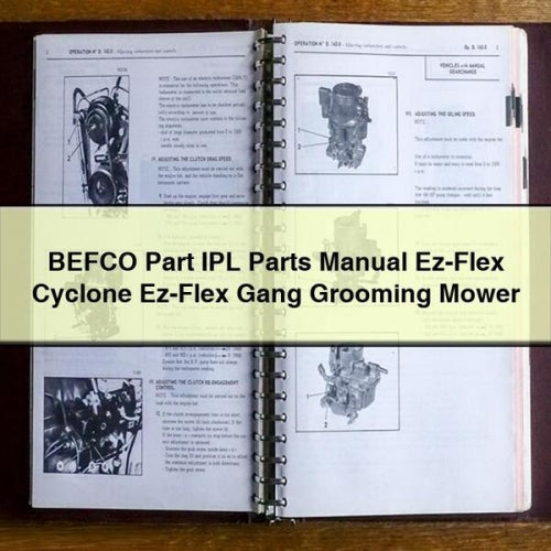 BEFCO IPL Parts Manual: Ez-Flex Cyclone & Gang Grooming Mower PDF Download