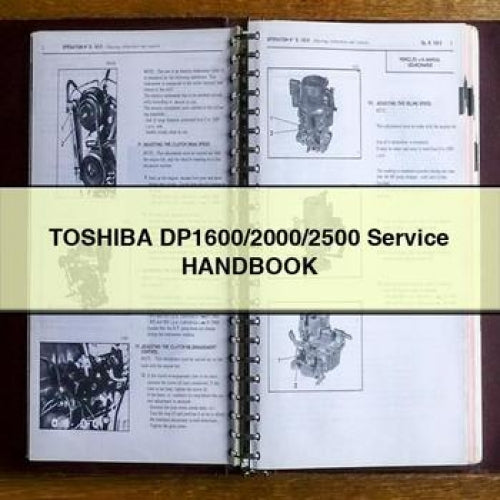 TOSHIBA DP1600/2000/2500 Service HAndBOOK