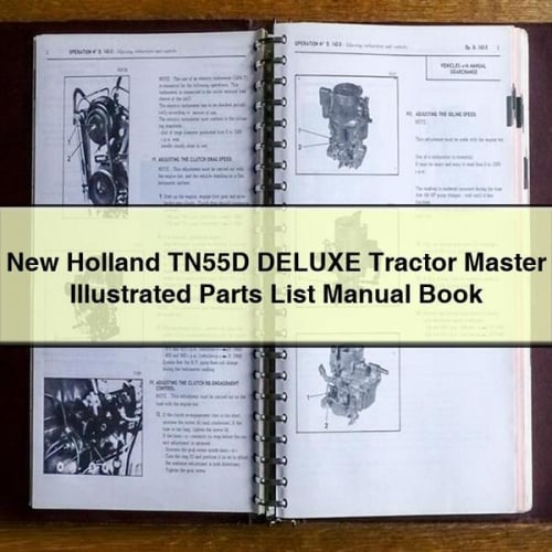 Libro del manual ilustrado con lista de piezas del tractor New Holland TN55D DELUXE Descargar PDF