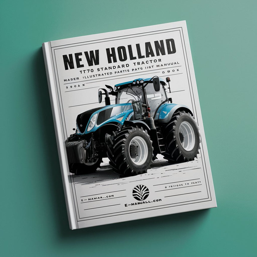 New Holland TN70 STAndARD Tractor Master Illustrated Parts List Manual Book PDF Télécharger