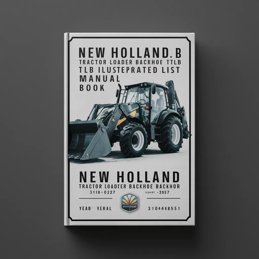 NEW Holland LB75.B Tractor Loader BACKHOE TLB MASTER ILLUSTRATED Parts List Manual Book SERIAL 31030227 to 31044851