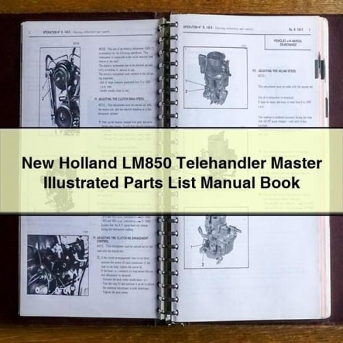 Libro del manual ilustrado de lista de piezas maestra del manipulador telescópico New Holland LM850 Descargar PDF