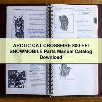 ARCTIC CAT CROSSFIRE 800 EFI Snowmobile Parts Manual Catalog