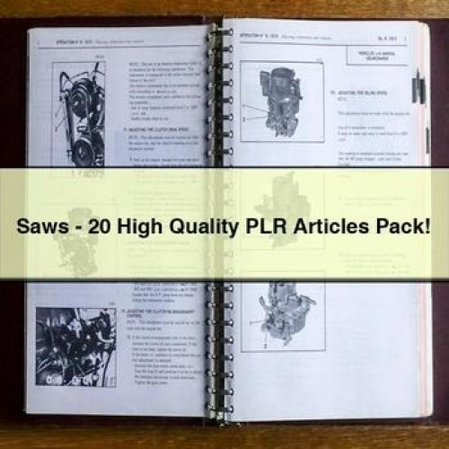 Saws - 20 High Quality PLR Articles Pack