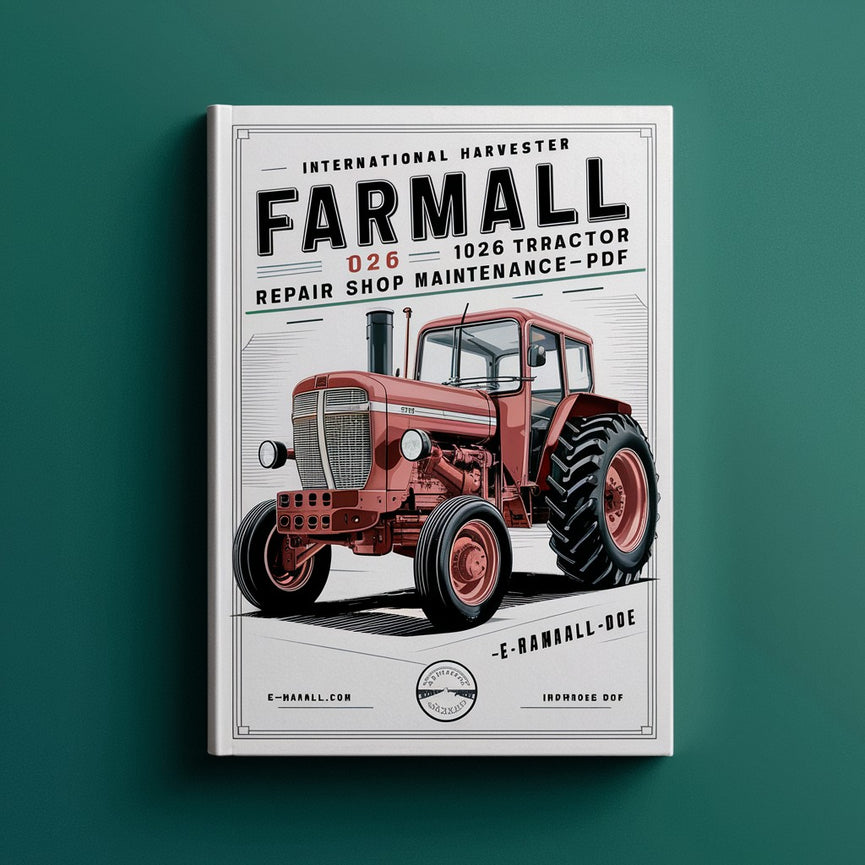 Manual de mantenimiento del taller de reparación de tractores International Harvester Farmall IH 1026-Mejorado-Descarga PDF