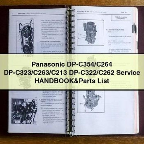 Panasonic DP-C354/C264 DP-C323/C263/C213 DP-C322/C262 Service HAndBOOK&Parts List